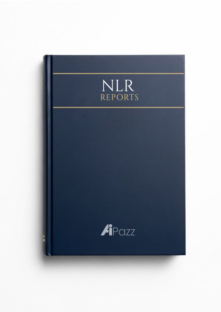 NLR – New Law Reports
