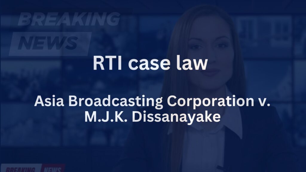 RTI-Case-Law