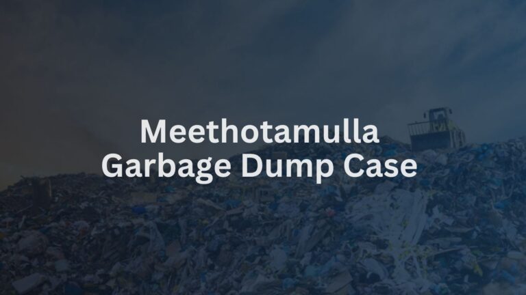 Meethotamulla Garbage Dump Case