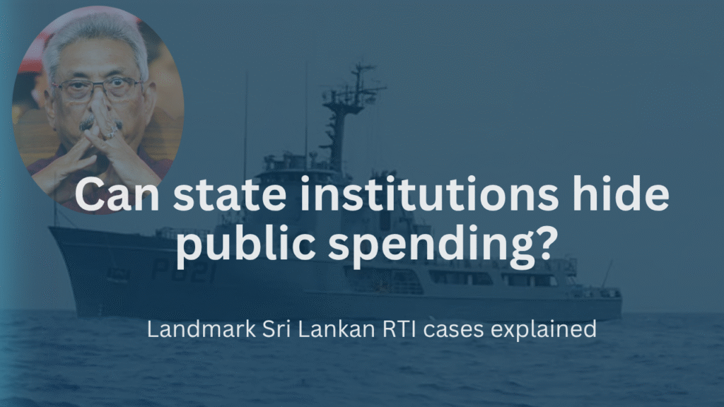 Can state institutions hide public spending