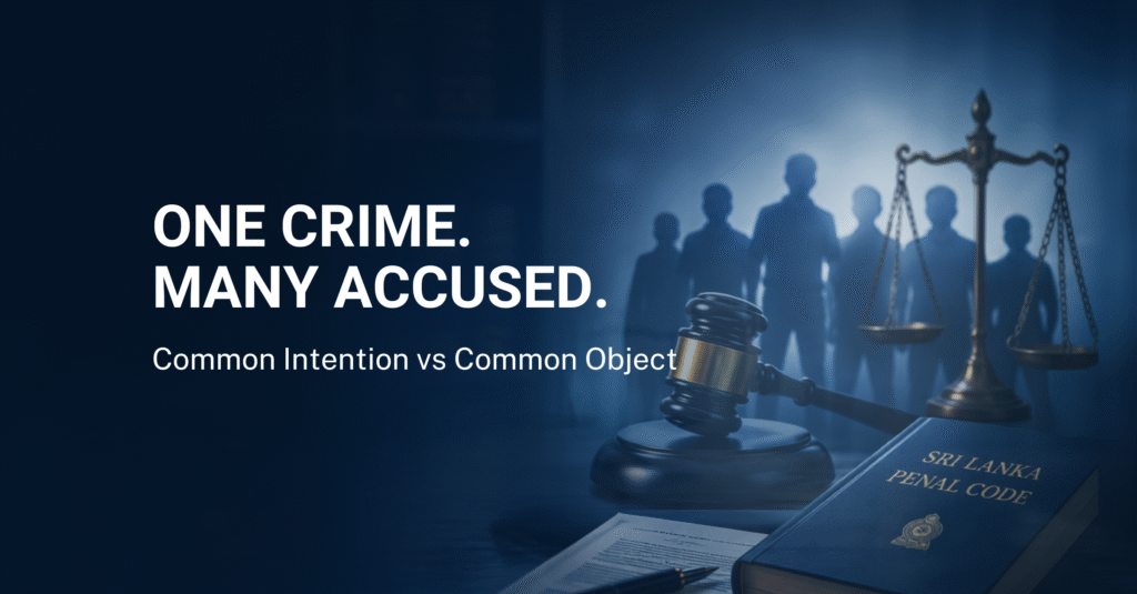Difference Between Common Intention and Common Object