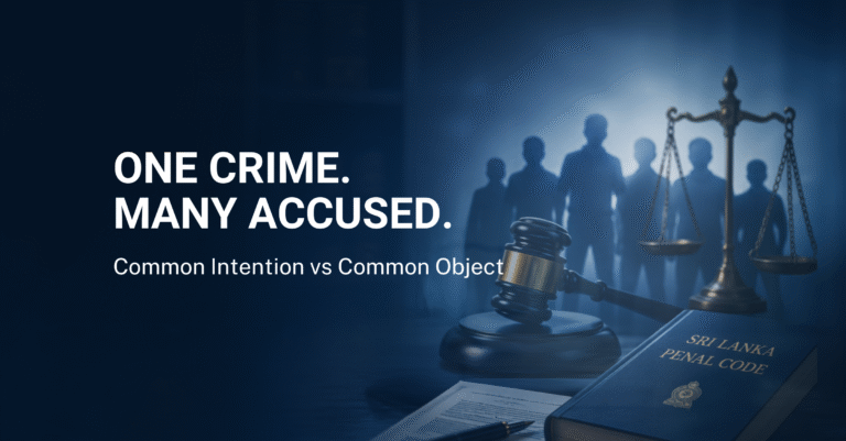 Difference Between Common Intention and Common Object