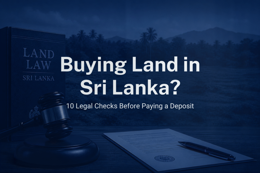 Buying Land in Sri Lanka